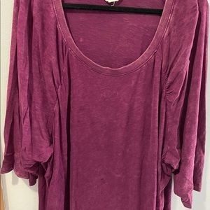 T shirt 👚 4X Plum burgundy